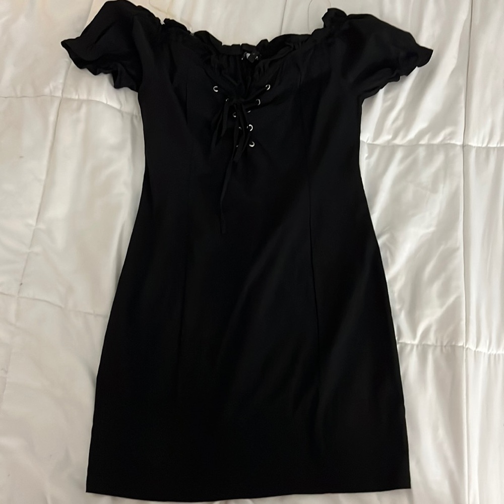 Mini black dress fashion nova